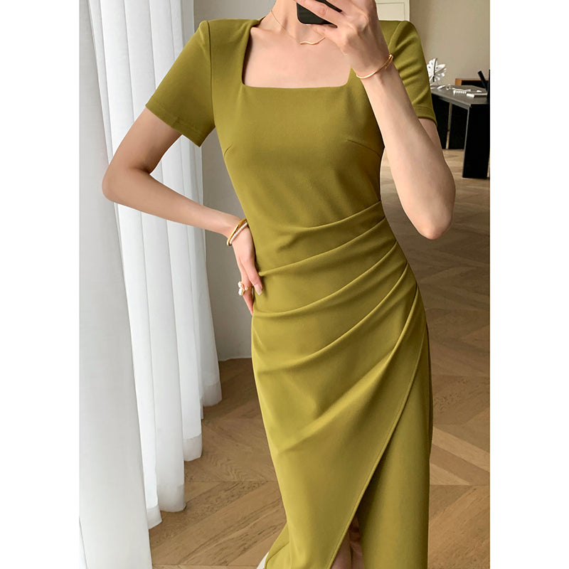 Slim Waist French Dress