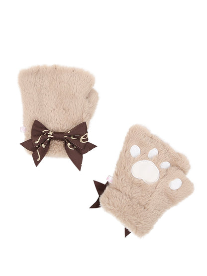 Bear Small Animal Series: Bear, Cat & Lamb Scarf, Hat, Gloves