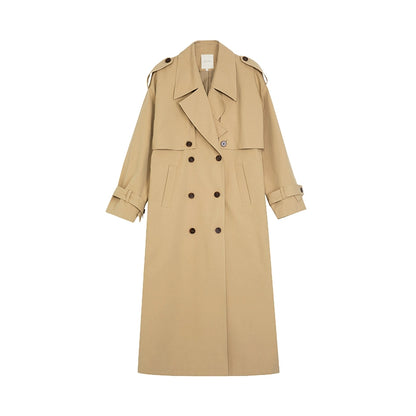 Khaki High-End Trench Coat