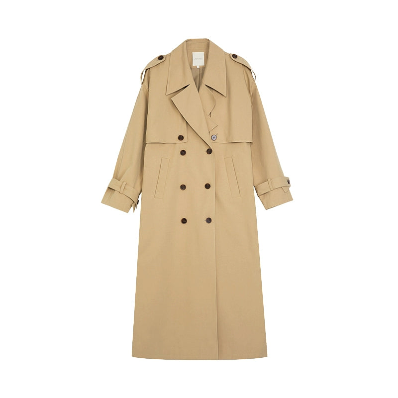 Khaki High-End Trench Coat