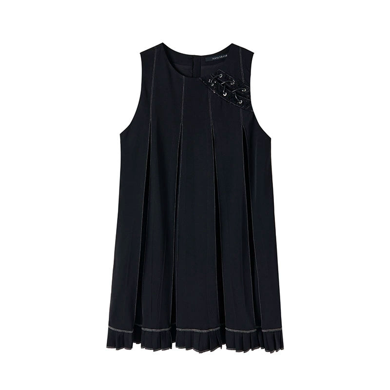 Yuan French Slim Tank Top Dress