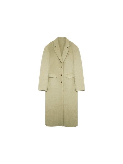 Spring’s Letter Alpaca & Wool Double-Faced Coat