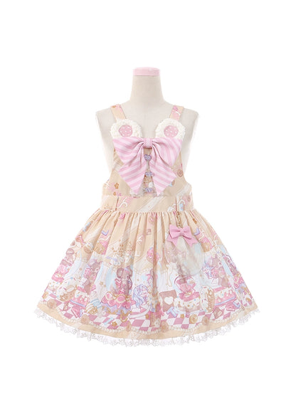 Lolita Bobo Sweet Mouse Low-Waist Strap Dress