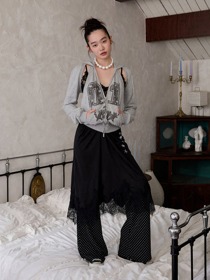 Street Halterneck Hoodie Two-Piece Set