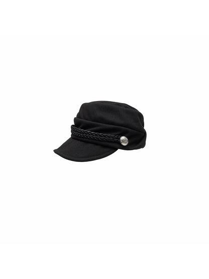 Vintage Pleated Newsboy Cap
