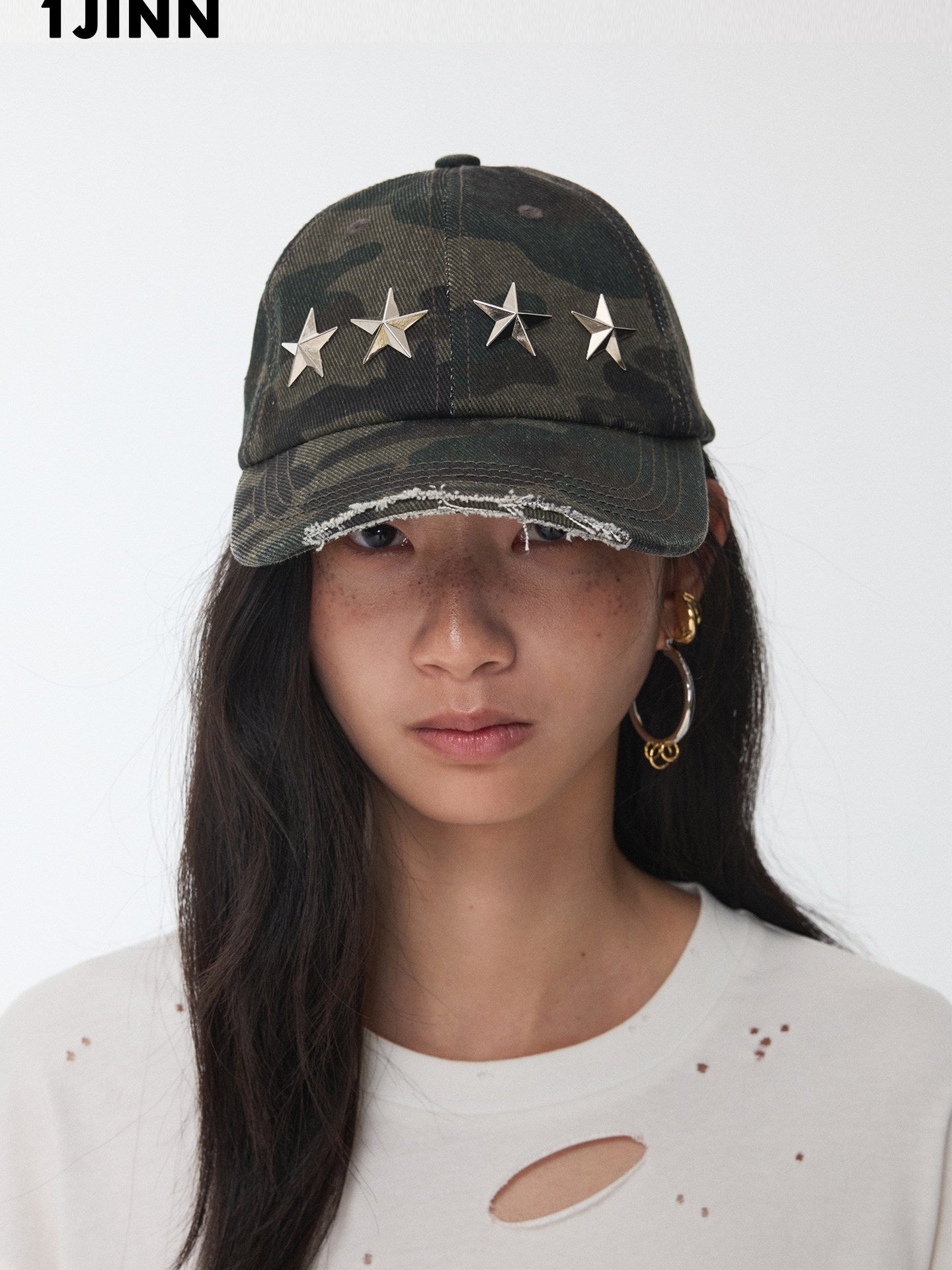 Distressed Pentagram Baseball Cap