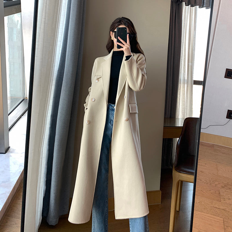 Winter Wonderland: Pristine Wool Coat