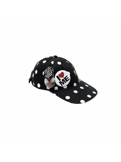 Animal Print Polka Dot Baseball Cap
