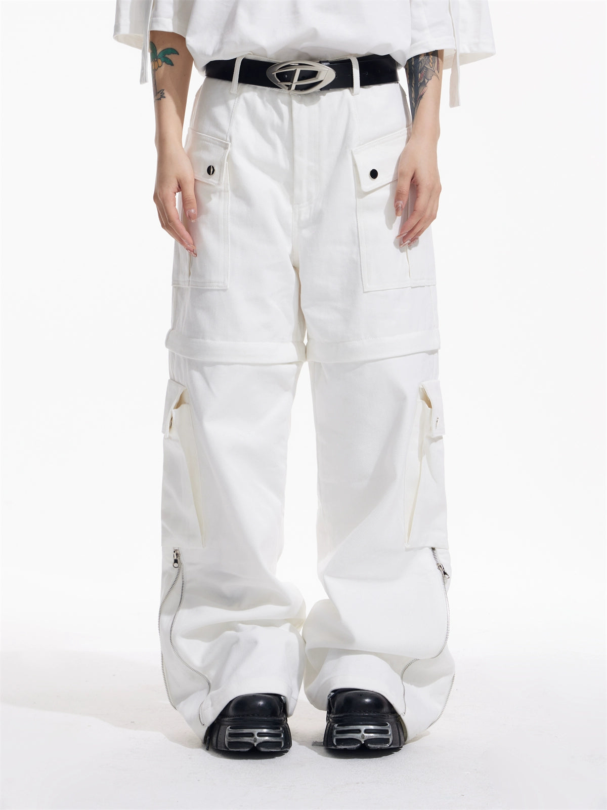 Япи Хай -стрит - персонализированные штаны рабочей одежды на молнии
