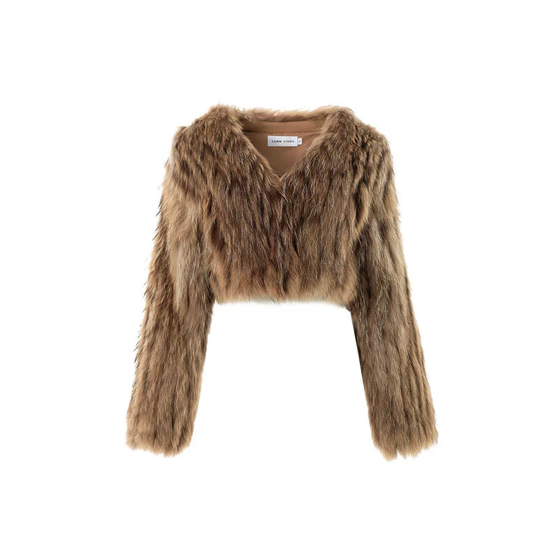 Raccoon Fur Spicy Girl Coat