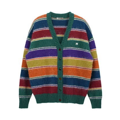Retro Rainbow Stripe Knit