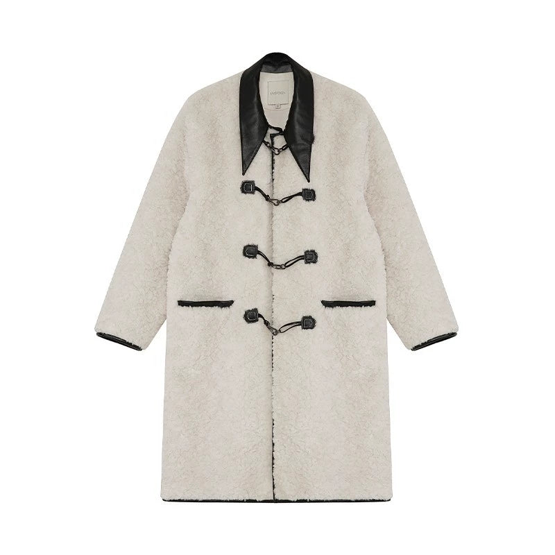 Off-White Lamb Wool Coat