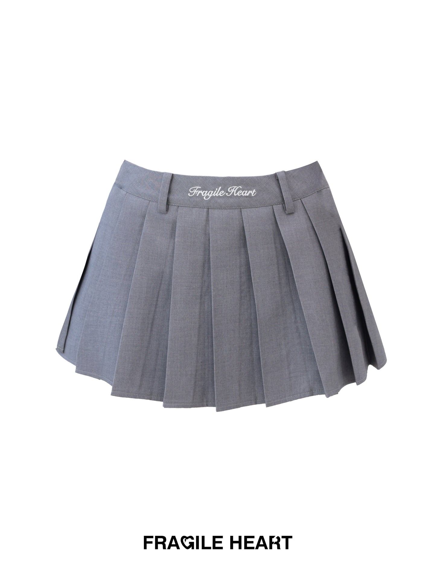 Embroidered Pleated Skirt, Anti-Glare Short