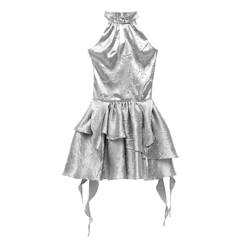 AI Ballet Velvet Dress