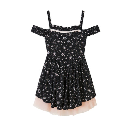 Secret Garden - Black Suspended Dress