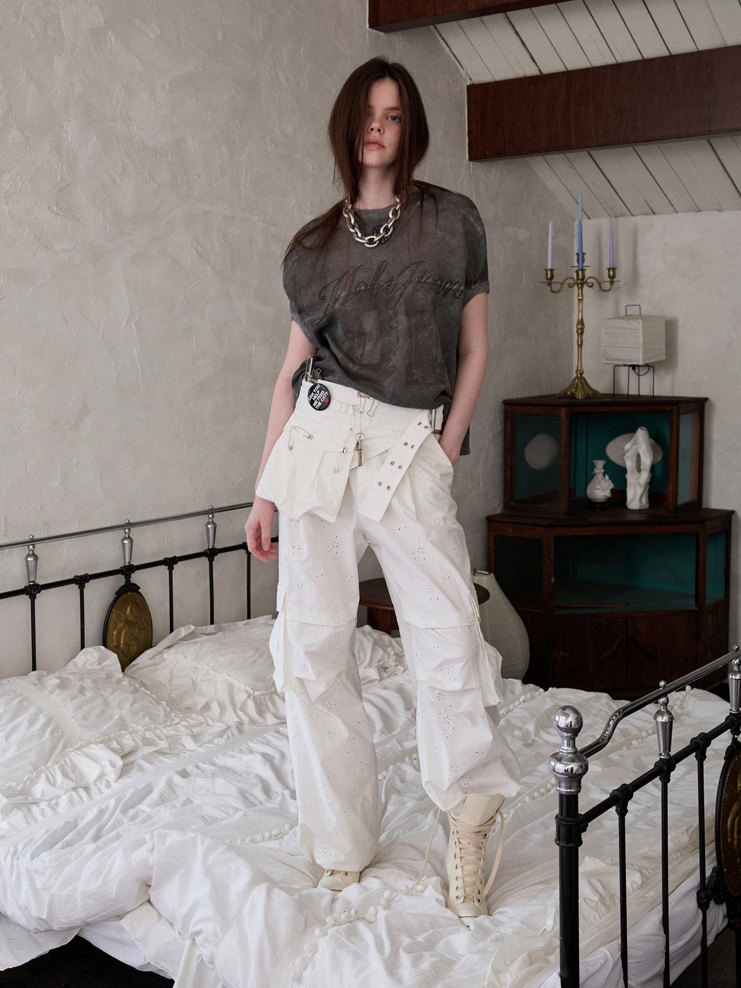 Vintage Rugby Mesh Top
