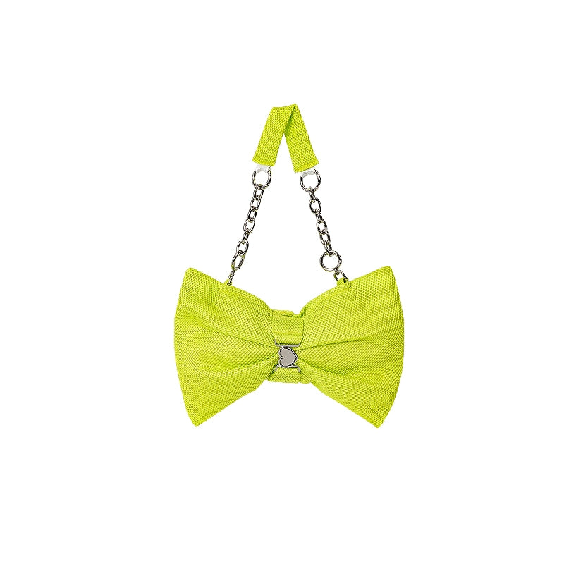 Bowknot Waist Pleated Bag