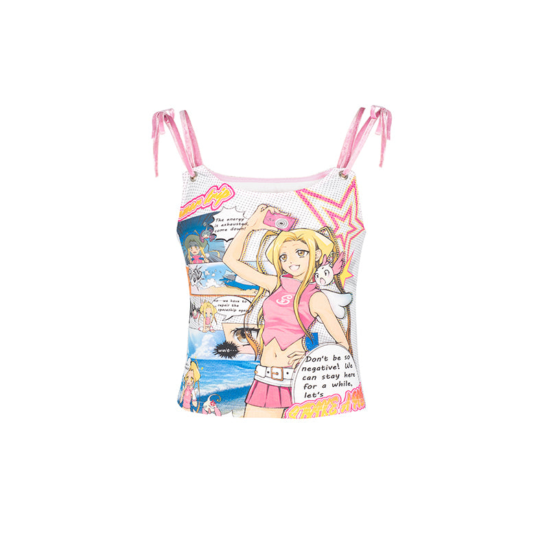 Comic Print Cami