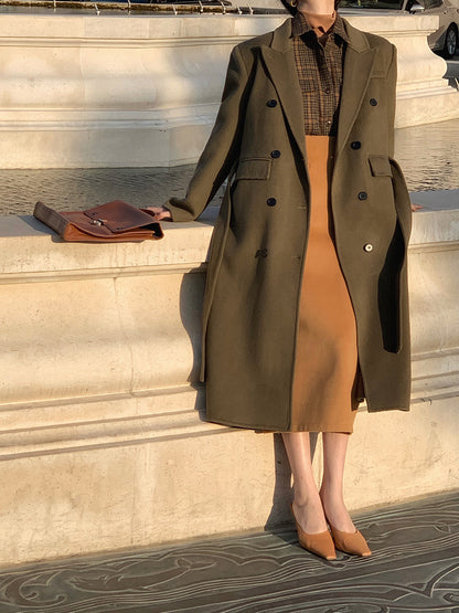 Retro Wine Harbor Coat