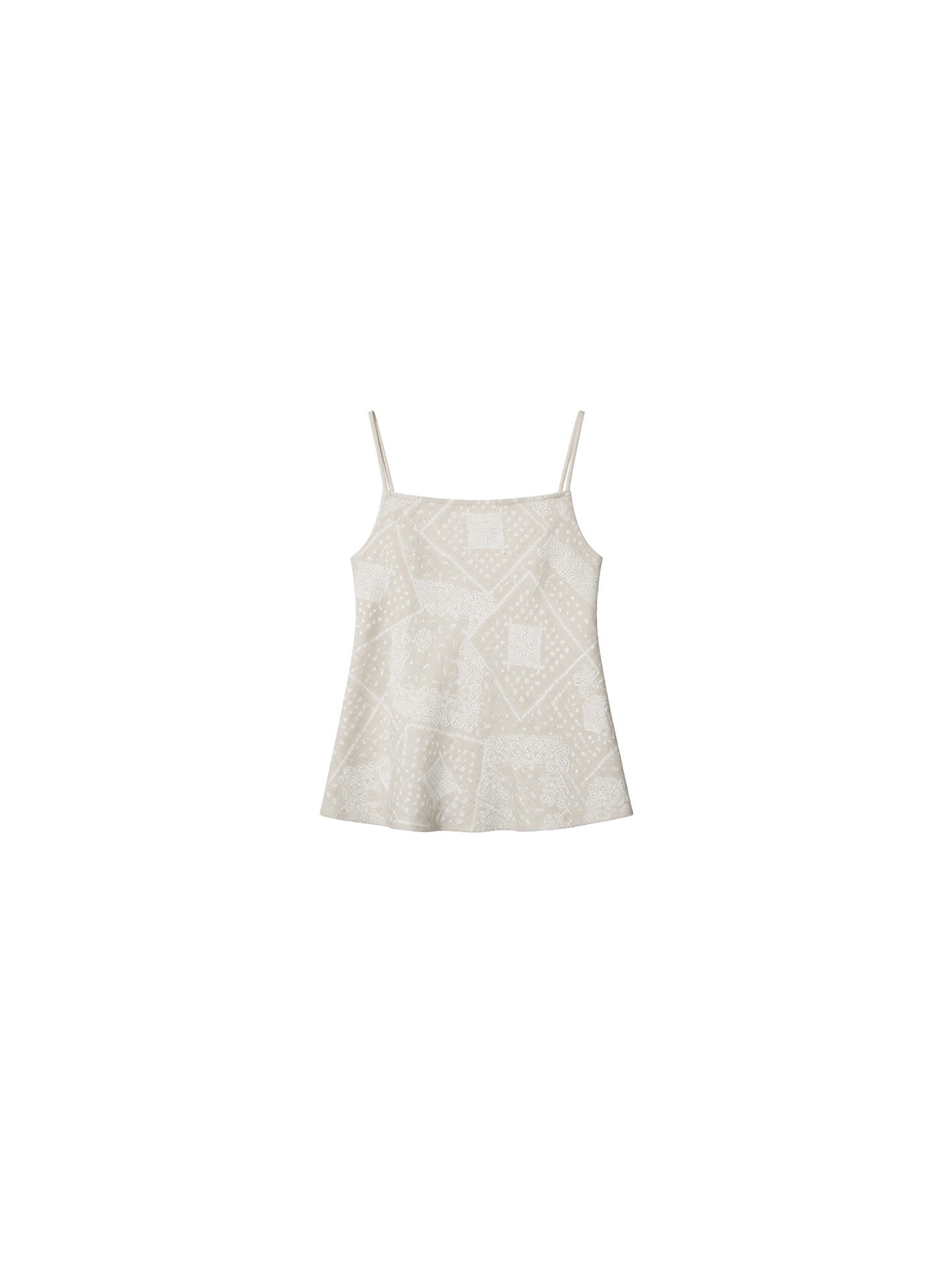 Streamer Tencel Linen Jacquard Camisole