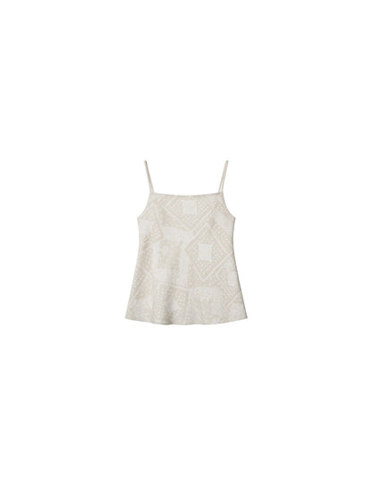 Streamer Tencel Linen Jacquard Camisole