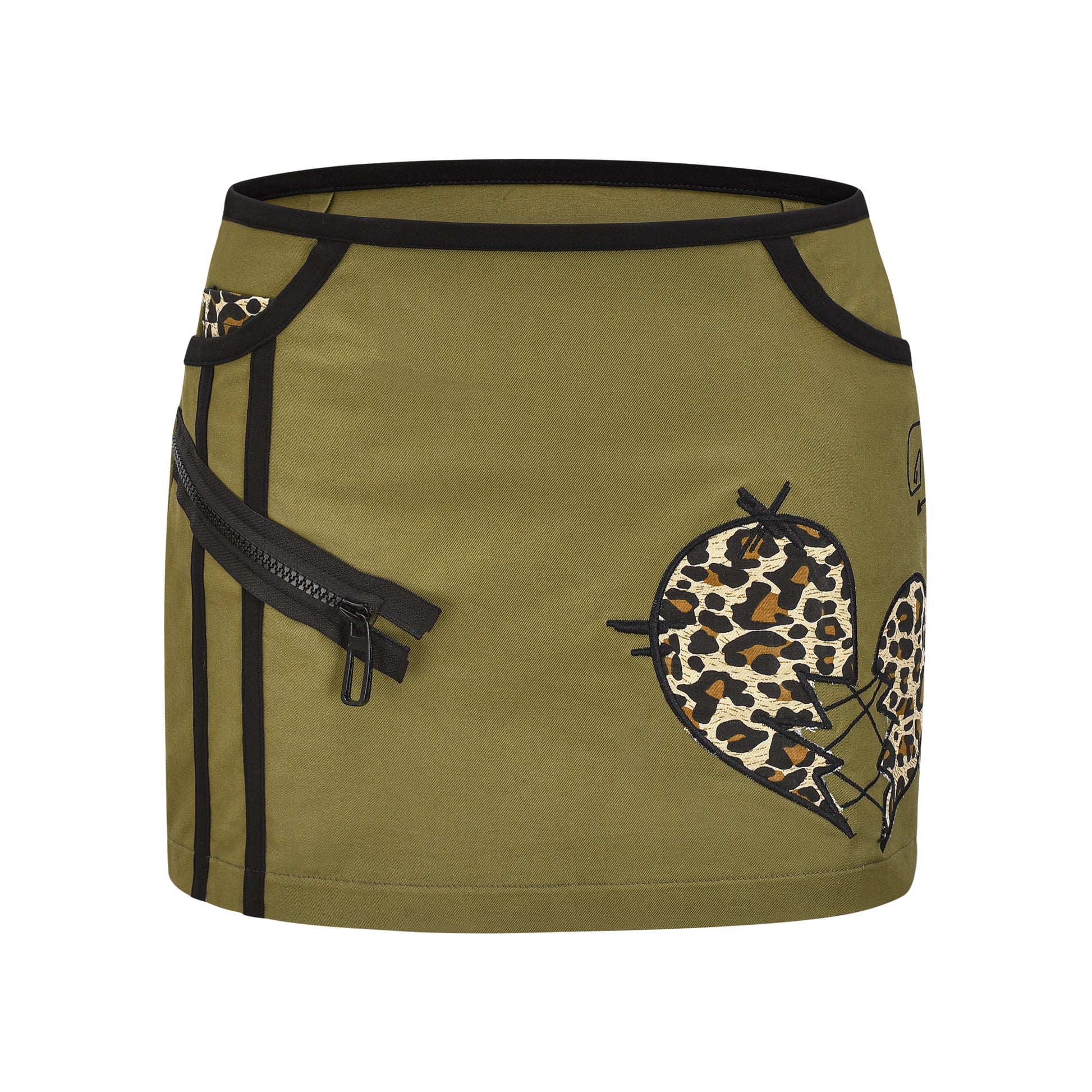 Love Leopard Mini Skirt