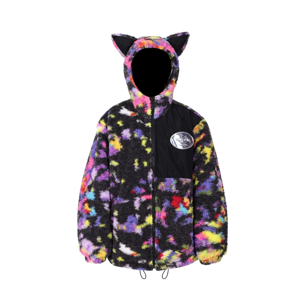 Cappotto effetto peluche con cappuccio colore castagna | Liu Jo Cappotto effetto peluche con cappuccio colore castagna | Liu Jo