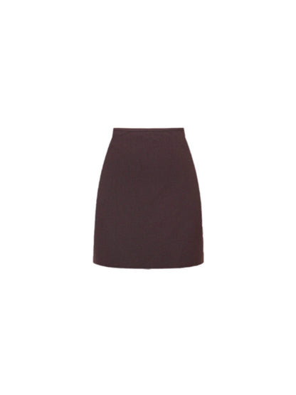 Nishino Twilight High-Waist A-Line Suit Mini Skirt – Hong Kong Retro