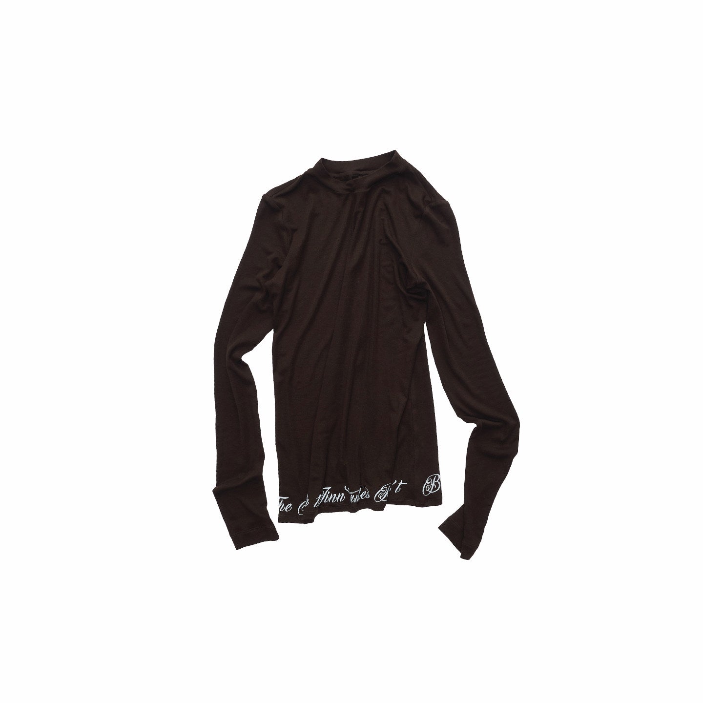 Sheer Long Sleeve Graphic Tee