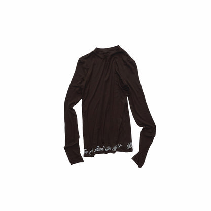 Sheer Long Sleeve Graphic Tee