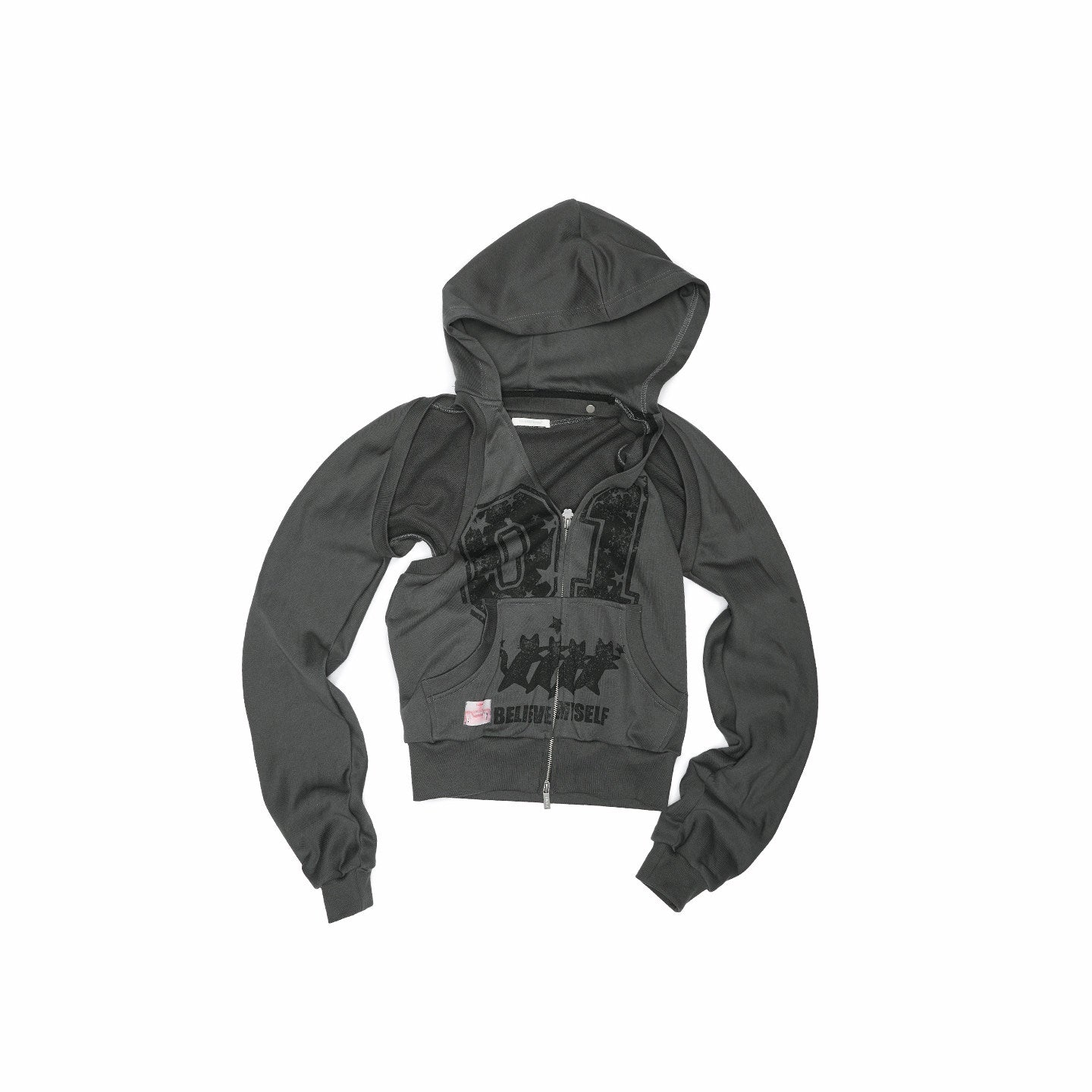 Street Halterneck Hoodie Two-Piece Set