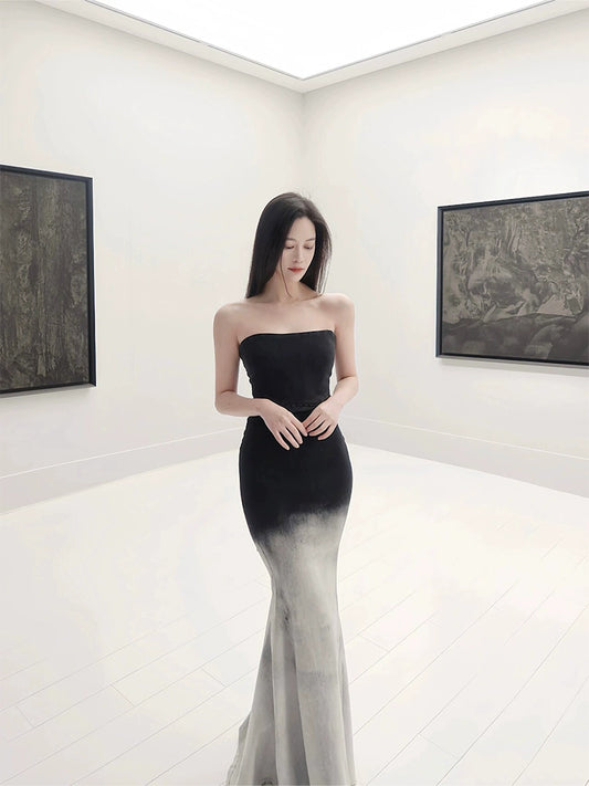 Denim Fishtail Wrap Skirts – High-End Herringbone Luxe Birthday Designs