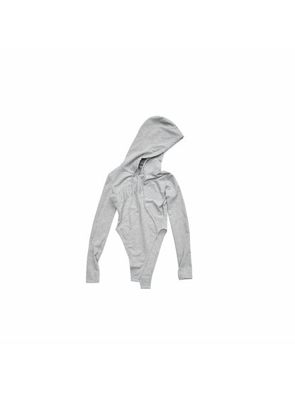Embroidered Hooded Jumpsuit