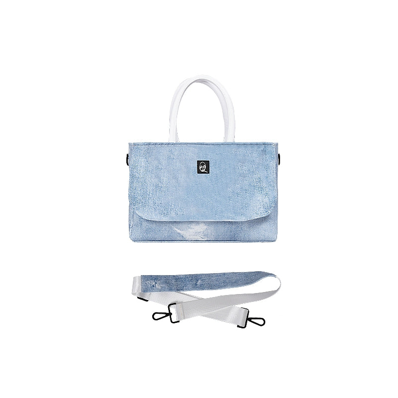 Denim Rabbit Shoulder Bag