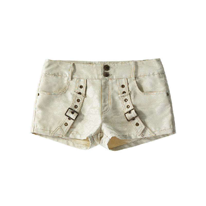 Gold Jacquard Hottie Shorts