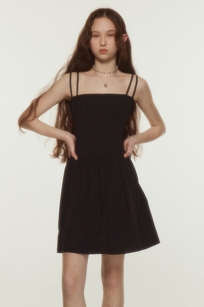 Black Double Strap Dress