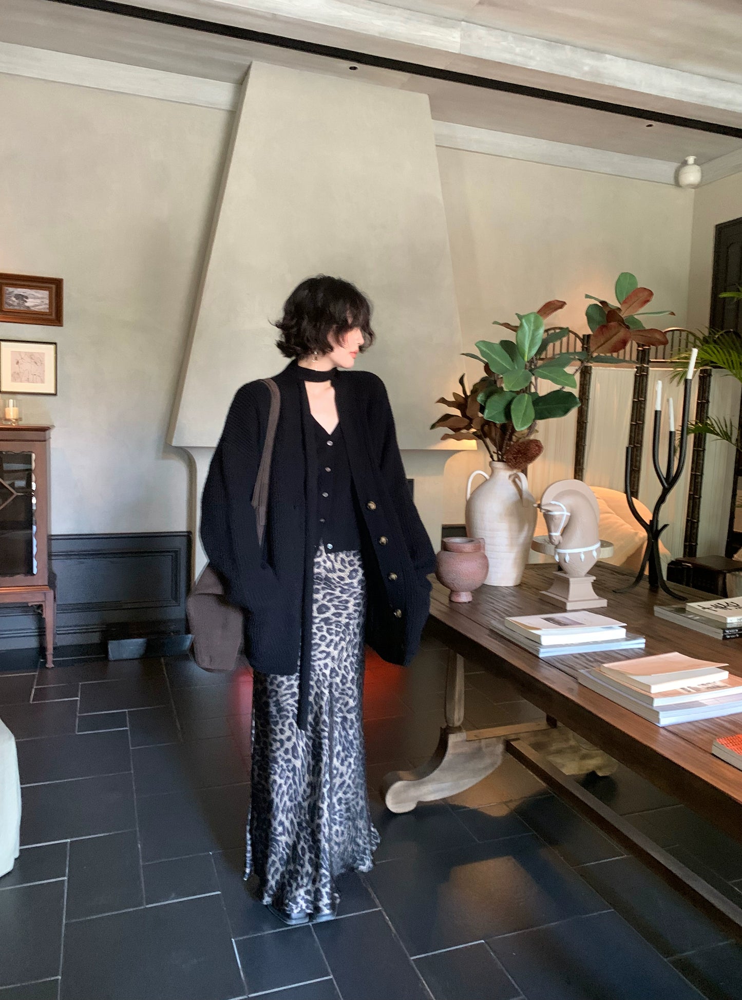 Lazy Daylight Wool-Blend Mid-Length Knit Cardigan Jacket – Hong Kong Retro