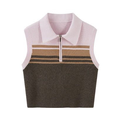 Pink Stripe -Polo Twlar Academy Tank Top Tank