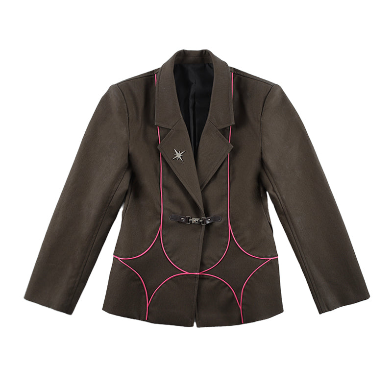 Spring Star Brooch Blazer