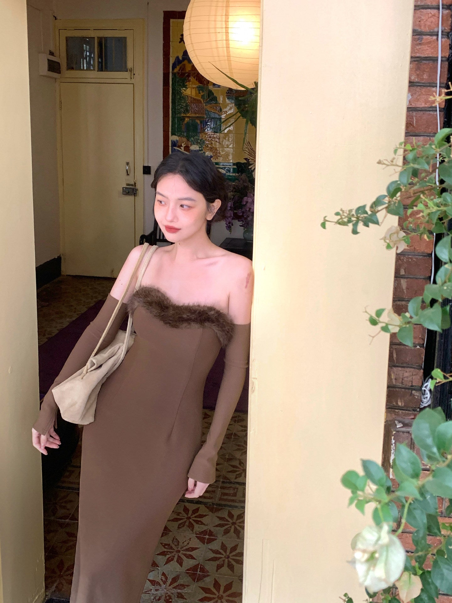 To The Appointment Off-Shoulder Evening Gown