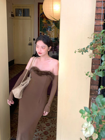 To The Appointment Off-Shoulder Evening Gown