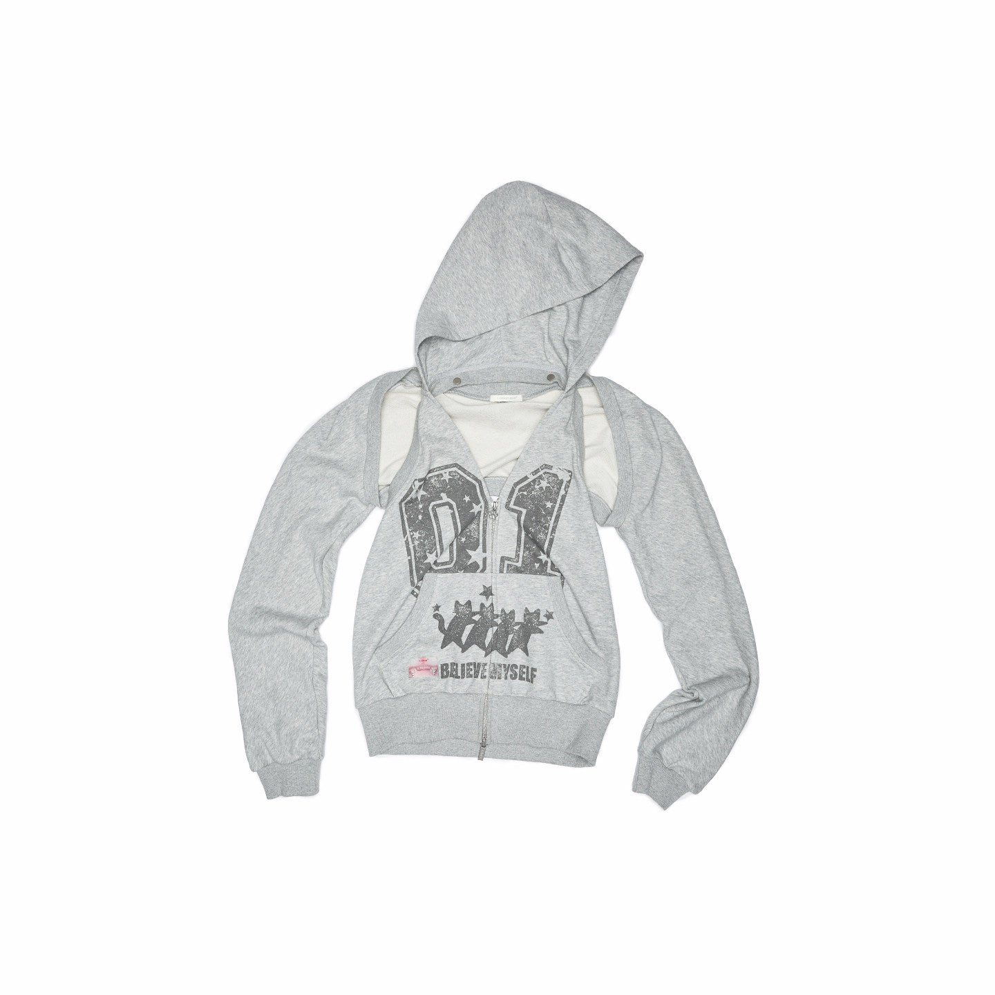 Street Halterneck Hoodie Two-Piece Set
