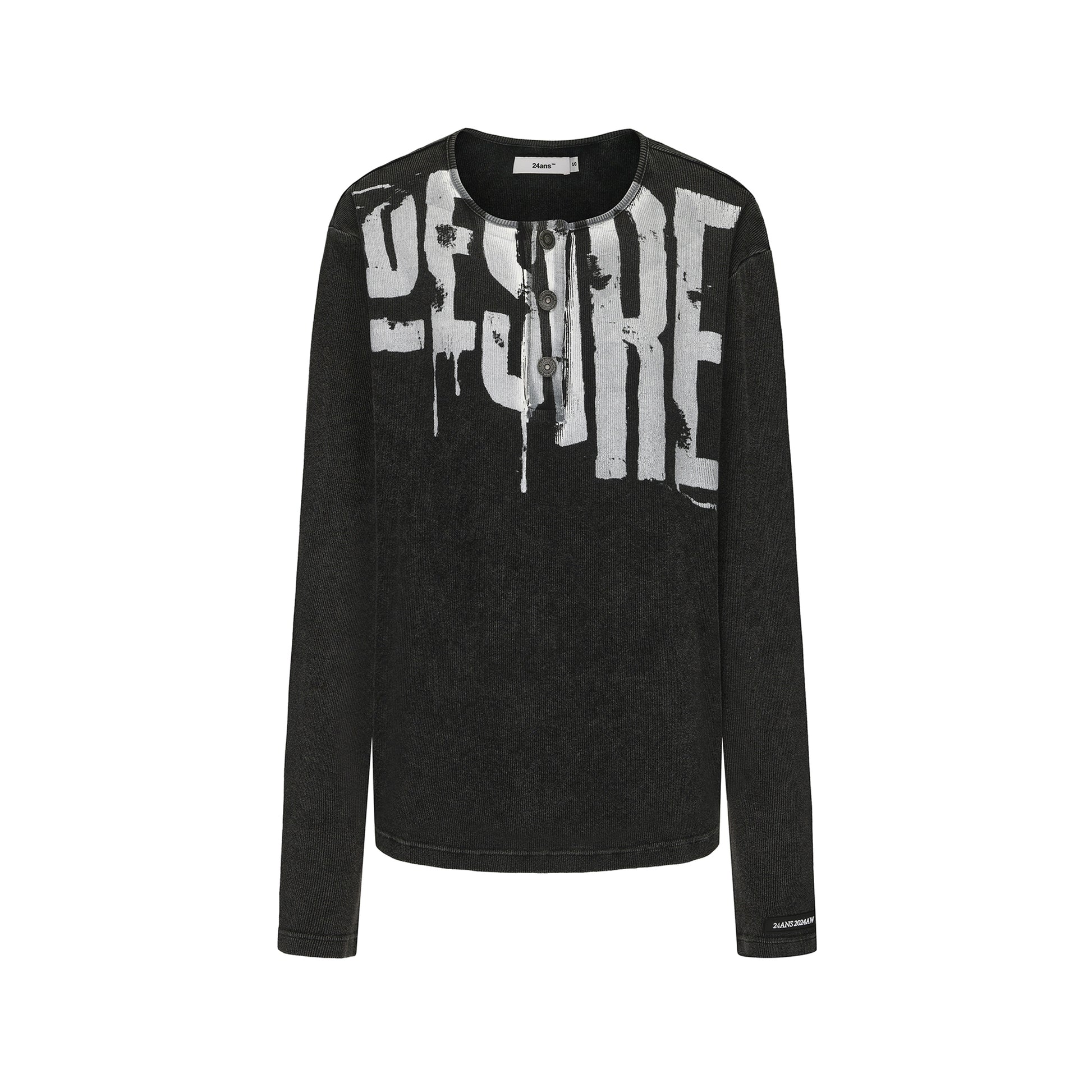 Embrace Vintage Punk | Loose Fit Punk Print Long-Sleeve T-Shirt (Unisex)