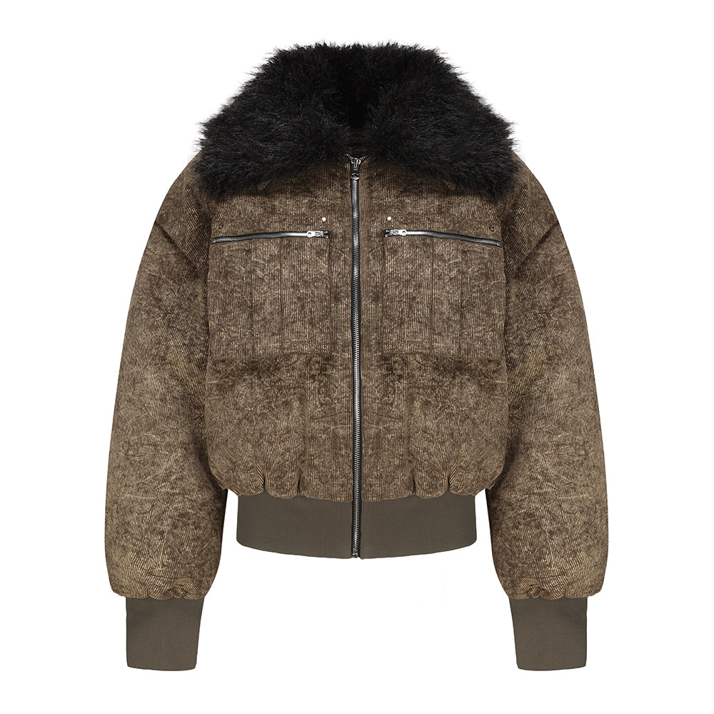 veste col en peluche longue / courte