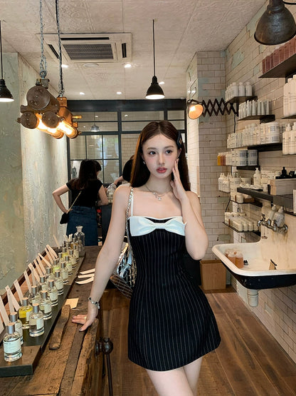 [Jennie Diary] Birthday Strap Dress - Summer Black Strapless Dress