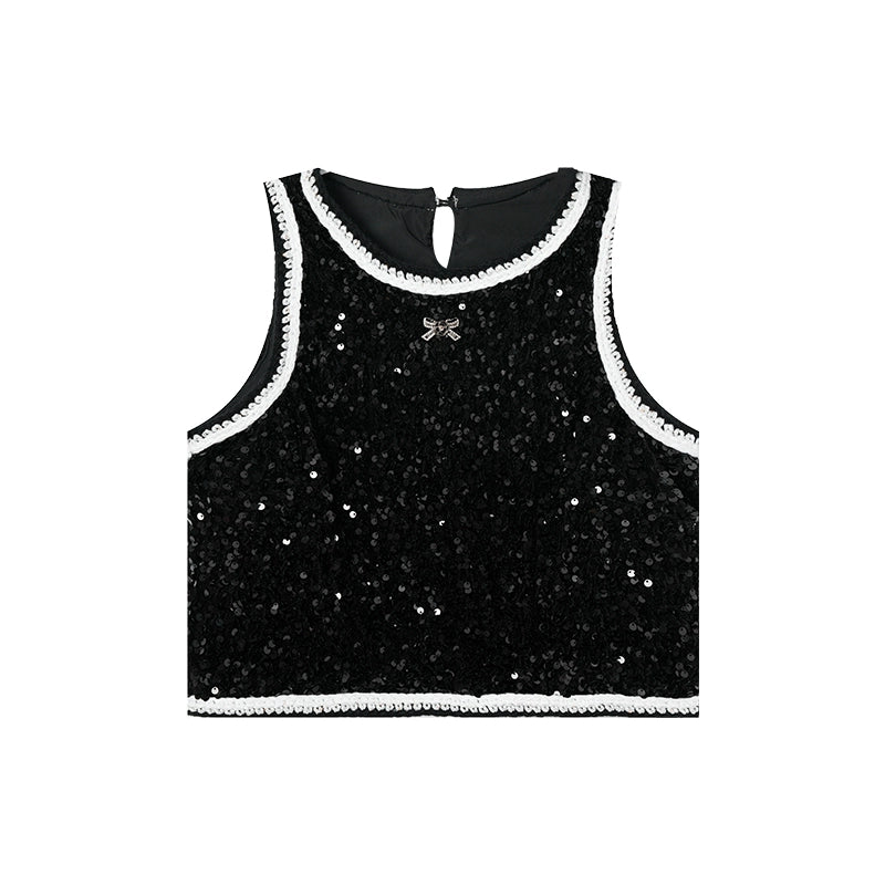 [Moonlight Solo] Heavy Industry Small Fragrance Vest - Summer Sleeveless Top