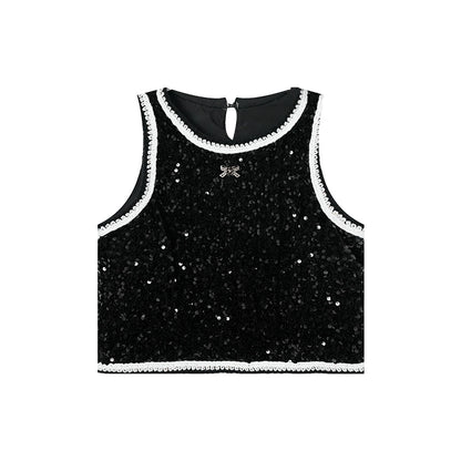 [Moonlight Solo] Heavy Industry Small Fragrance Vest - Summer Sleeveless Top