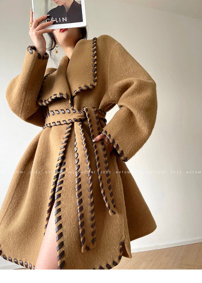 Timeless Beauty: Dual-Face Wool Coat