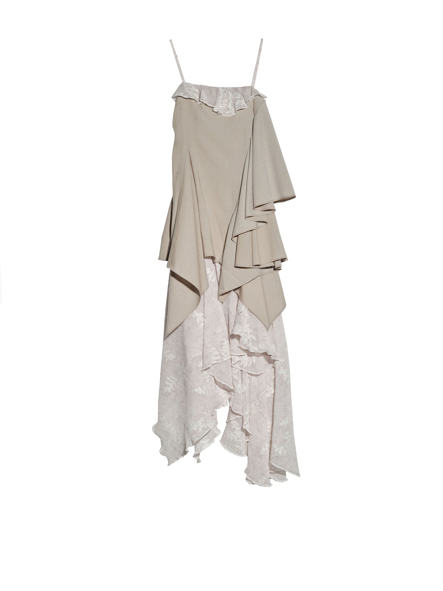 Embroidered Layered Slip Dress | Romantic Fairy Maxi Dress