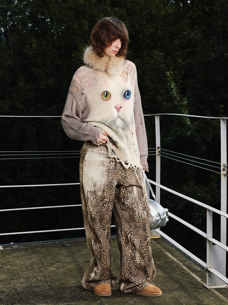 Raccoon & Rabbit Fur Double-Sided Scarf – Luxurious Thermal Wrap